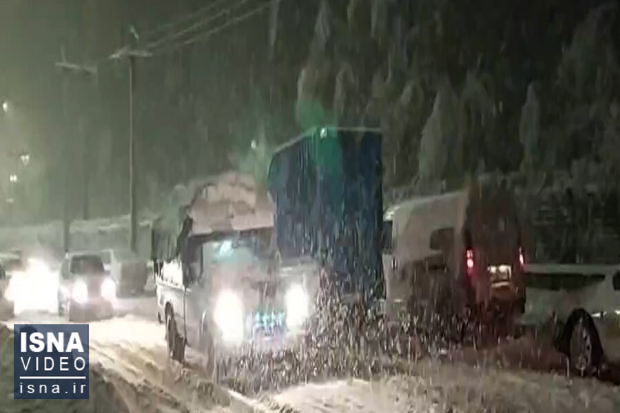 ویدیو/ آخرین وضعیت گردنه حیران در پی بارش سنگین برف