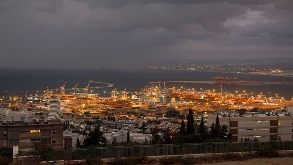 انفجار و آژیر خطر در شهر حیفا