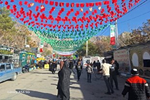 حال و هوای گلزار شهدای کرمان در اولین روز از هفته مقاومت + عکس