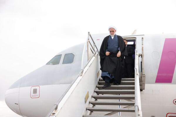 رئیس قوه قضائیه وارد استان مرکزی شد