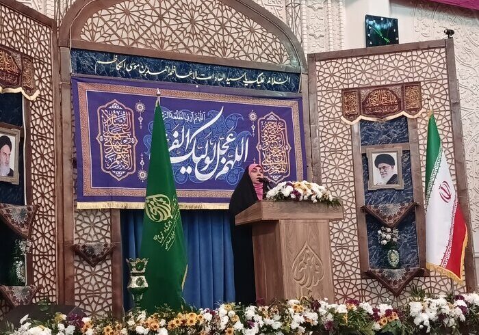 تجدید میثاق بانوان ولایتمدار شیراز با آرمان‌های انقلاب در حرم امین ولایت