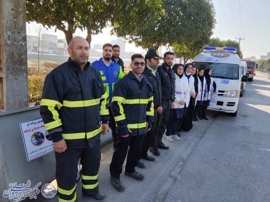 رزمایش اورژانس اجتماعی بابلسر برگزار شد