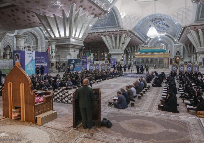 مراسم تجدید میثاق جامعه قرآنی با آرمان‌های امام خمینی(ره) برگزار شد