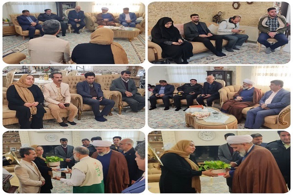 دیدار مسئولان بابلسری با خانواده شهید خاتمی‌مقدم