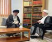 آیت‌الله حسینی‌بوشهری با آیت‌الله العظمی سبحانی دیدار کرد