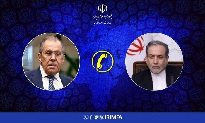 رایزنی عراقچی و لاوروف در خصوص پایان جنگ