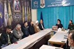 دیدار آیت‌الله پیشنمازی با خانواده‌های شهدای جنگ رمضان و ۱۲ روزه