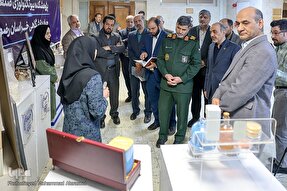 عکس | بازدید جانشین فرماندهی سپاه امام رضا(ع) از جهاددانشگاهی خراسان رضوی