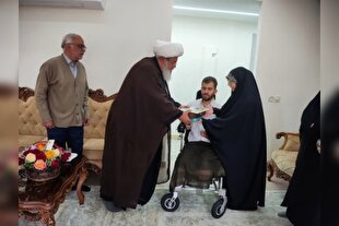 تجلیل از جانباز دهه هشتادی کرمانشاه
