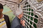 عکس | تشرف سخنگوی وزارت خارجه ایران به زیارت حرم بانوی کرامت