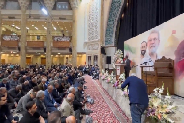 مراسم یادبود شهید علی لاریجانی برگزار شد