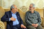فیلم | دیدار استاندار آذربایجان‌شرقی با معلم دوران دبیرستان خود