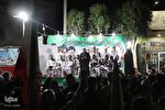 حضور جانبازان ناو دنا  در تجمعات مردم قم