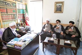 دیدار نمایندگان آیت‌الله سیستانی با نماینده ولی‌ فقیه در یزد