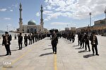 عزاداری خادمان حضرت معصومه در روز شهادت امام جواد(ع)