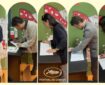 ابراز همدردی مدیر بازار کن و جمعی از مدیران سینمایی خارجی با کودکان میناب
