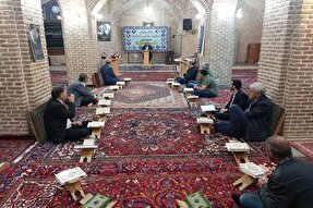 عکس | کرسی تلاوت در مسجد استاد و شاگرد تبریز