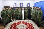 عکس | دیدار فرمانده گردان و کارکنان یگان ویژه مازندران با آیت‌الله محمدی لائینی