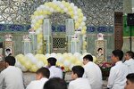 عکس | جشن تکلیف ۱۳۰ نوجوان پسر در حرم حضرت معصومه(س)