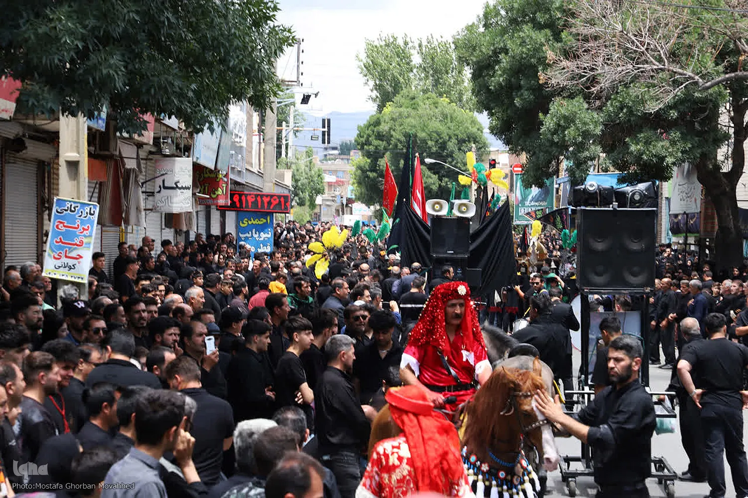 مراسم سنتی عزاداری عاشورای حسینی در اهر