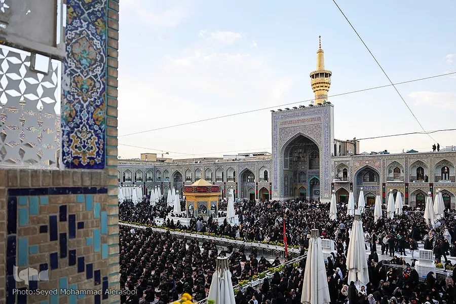 اعلام برنامه‌های عزاداری پنج روز دوم دهه اول ماه محرم در حرم مطهر رضوی