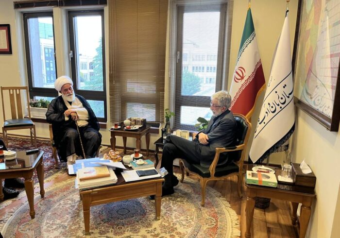 دیدار آیتالله رشاد با غلامعلی حدادعادل دیدار آیتالله رشاد با غلامعلی حدادعادل