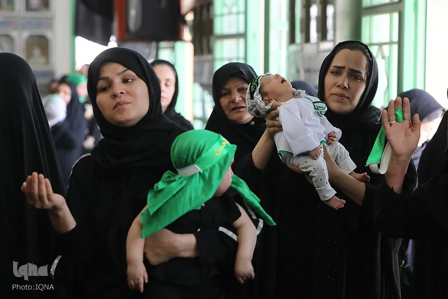 همایش شیرخوارگان حسینی در گلزار شهدای قم