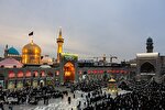 روایت تصویری غدیر تا مباهله به زبان هنر در صحن غدیر حرم رضوی