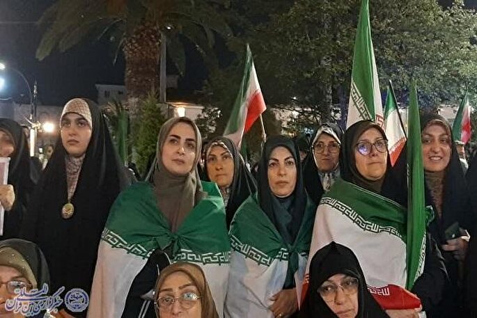 نود و پنجمین اجتماع و راهپیمایی شبانه مردم ولایتمدار بابلسر