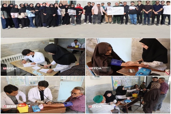 اردوی جهادی درمانی و فرهنگی در منطقه محروم میانزو برگزار شد