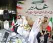 عکس | جشن ازدواج دو زوج جانفدا در تجمع شبانه اهواز