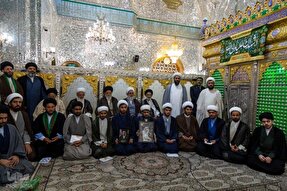عکس | آیین تلبس جمعی از طلاب حوزه علمیه یزد