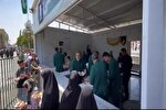 فیلم | اطعام عید غدیر در حرم مطهر بانوی کرامت