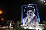 بزرگ‌ترین نماد شهری رهبر شهید در قم نصب شد