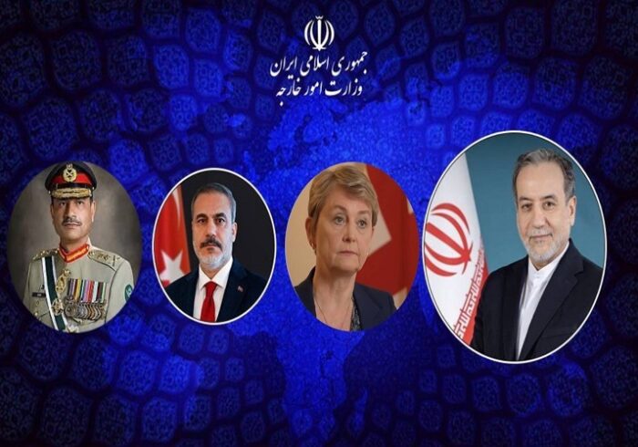 تماس‌های تلفنی عراقچی با وزرای خارجه انگلیس و ترکیه و فرمانده ارتش پاکستان