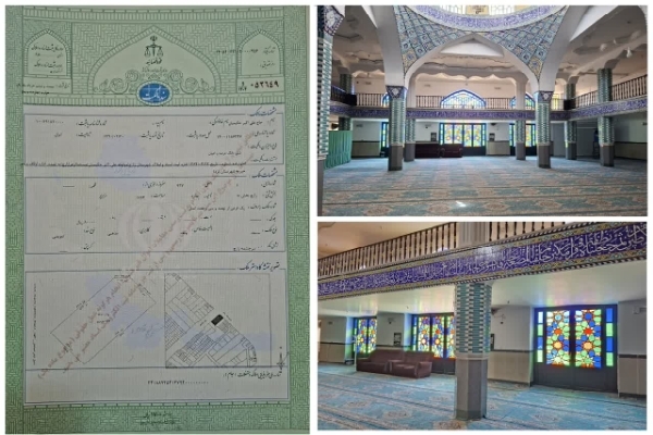 سند مسجد الزهرا(س) شهرستان زارچ صادر شد