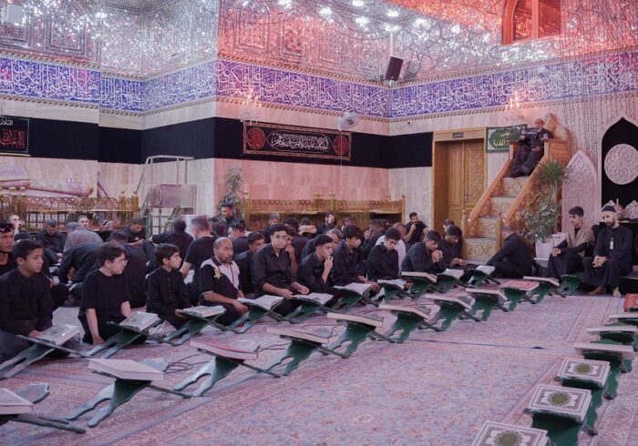 محفل انس با قرآن عاشورایی در کربلا برگزار شد