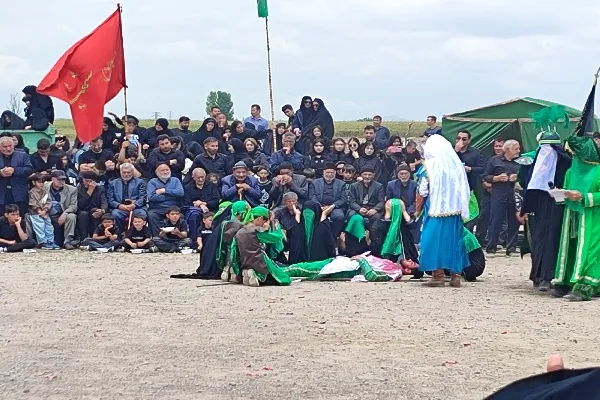 تجلی فرهنگ عاشورا در شبیه‌خوانی روستای آقبلاغ