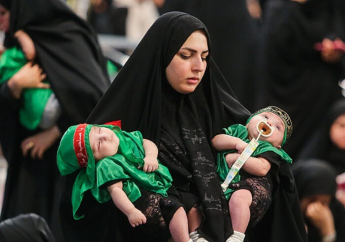 مراسم شیرخوارگان حسینی در گرگان برگزار شد
