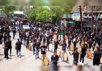 کرمانشاه به سوگ علمدار کربلا نشست