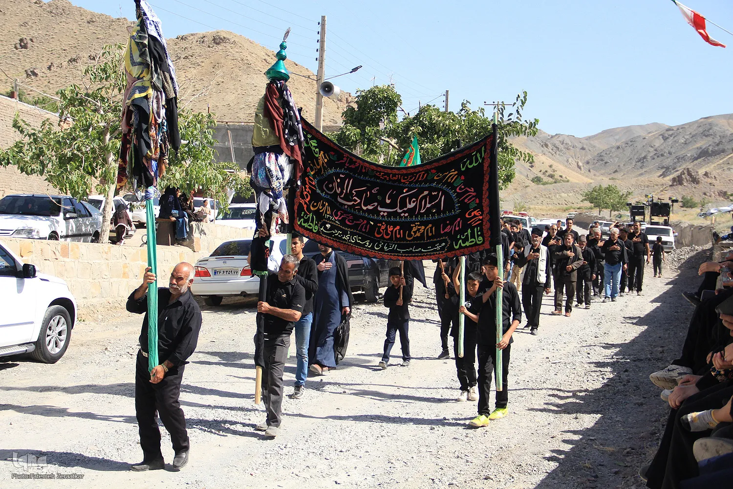 عزاداری روز عاشورا در روستای محمودآباد بیرجند