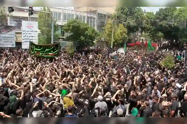 عاشورای کرمانشاه؛ میثاق با ولایت و فریاد خونخواهی «رهبر شهید»