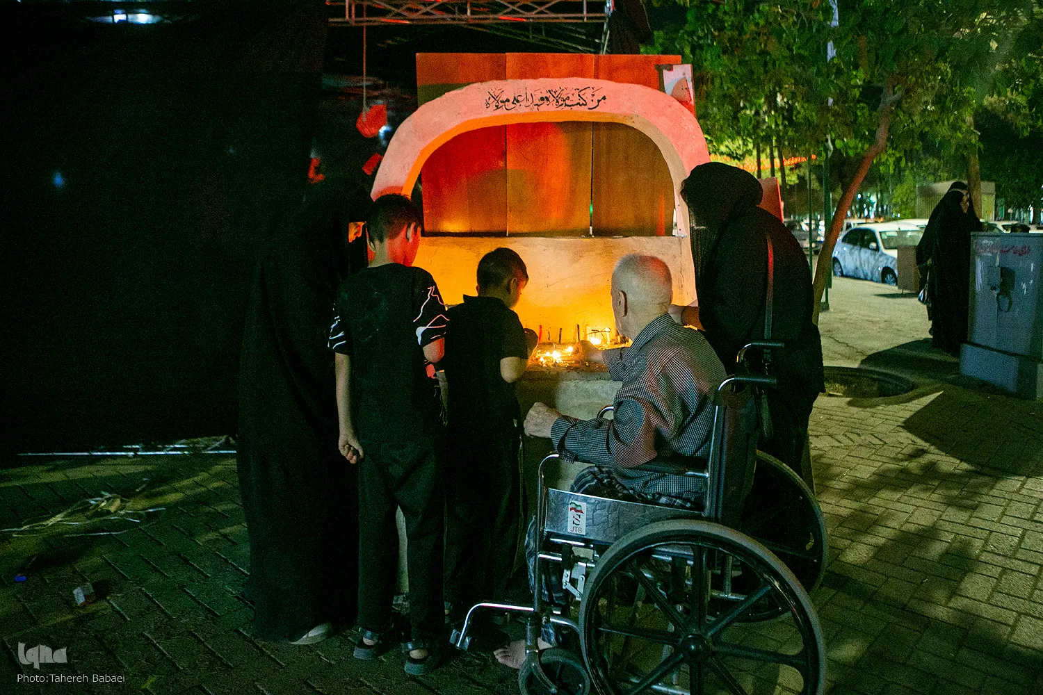 عزاداری شب شام غریبان در شهر ری