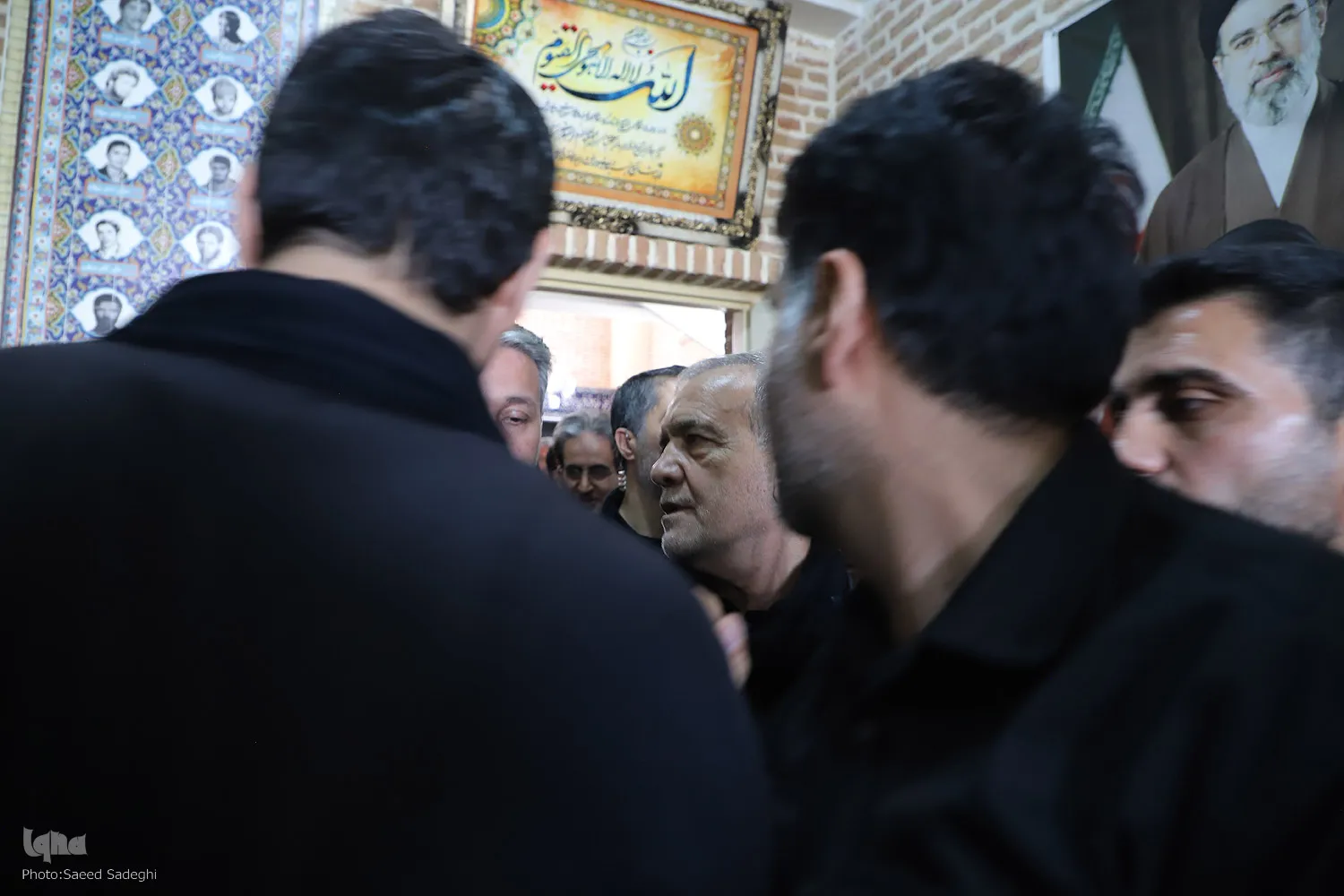 عزاداری عاشورای حسینی با حضور رییس جمهور در شهر سهند