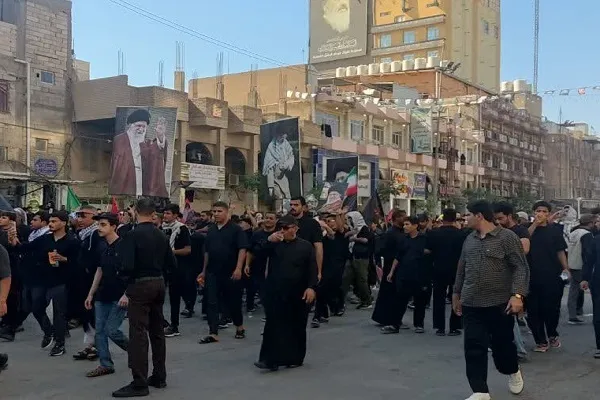 فیلم | سنگ تمام عراقی‌ها در مراسم بدرقه رهبر شهید امت