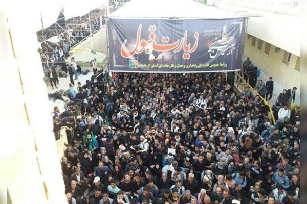 تردد زائران اربعین از مرز خسروی از نیم‌میلیون نفر گذشت