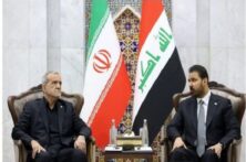استقبال نخست وزیر عراق از رئیس جمهور ایران در فرودگاه نجف