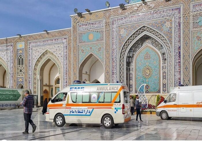 استقرار ۲۵۰۰ نفر کادر درمان در حرم رضوی ویژه مراسم تشییع پیکر رهبر شهید