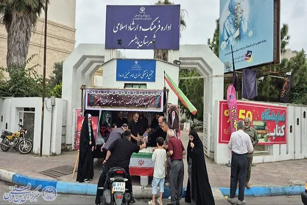 حضور فعالان فرهنگی بابلسر در موکب «قرارگاه فرهنگ، هنر و رسانه»