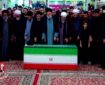 اقامه نماز بر پیکر مطهر رهبر شهید انقلاب به امامت فرزند ارشد ایشان